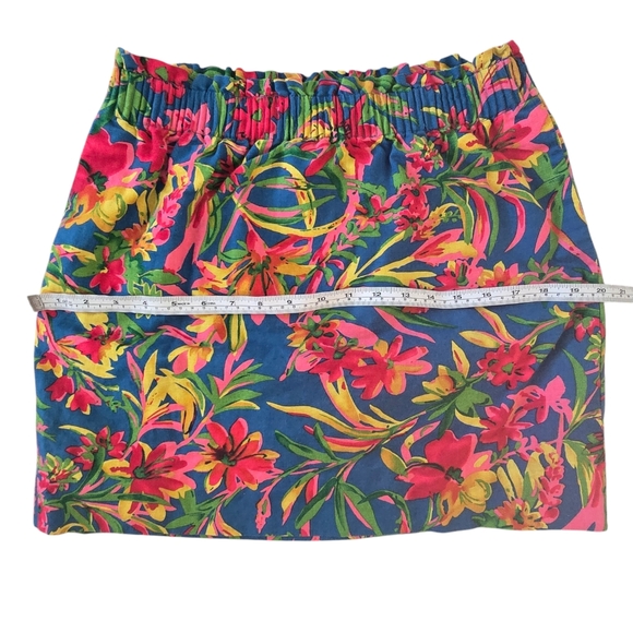 J. Crew women floral linen skirt - Picture 2 of 8